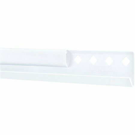 ORGANIZED LIVING FreedomRail 24 In. White Horizontal Hanging Rail with Cover 7913452411